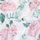 Полуторна постільна білизна з простирадлом на резинці SPRING FLOWERS CS1