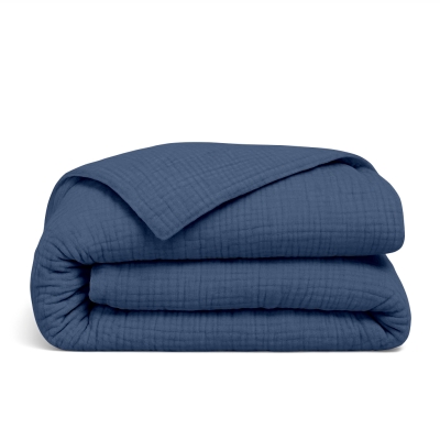 Підковдра двоспальна муслін 180х220 DENIM