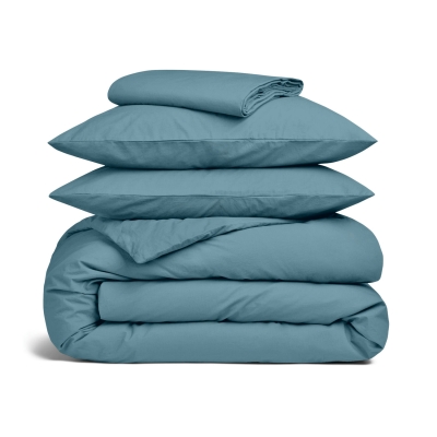 Двоспальна постіль з вареної бавовни AZURE CS1