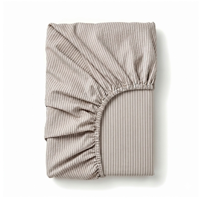 Простирадло на резинці з вареної бавовни 160х200 CASHMERE STRIPE