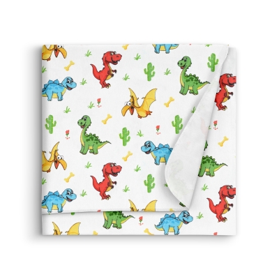 Фланелеві пелюшки 80х80 COLORFUL DINO