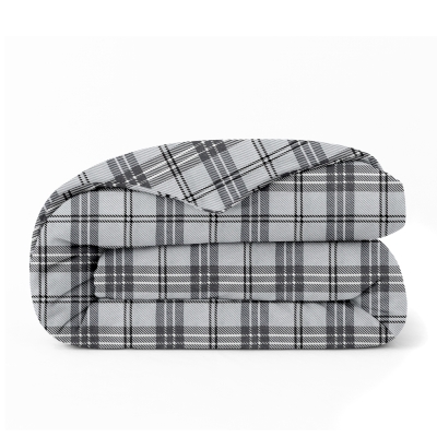 Підковдра євро фланель 220х240 BASALT TARTAN