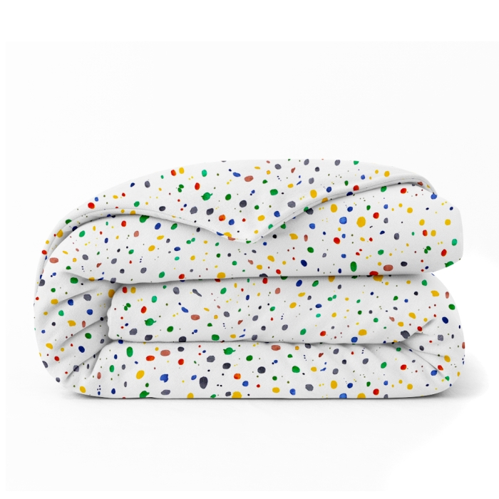 Підковдра полуторна фланель 160х220 DOTS