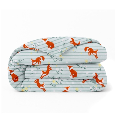 Підковдра полуторна фланель 160х220 FOX FLOWERS