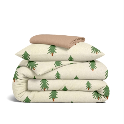 Дитяча постільна білизна фланель в ліжечко PINE FOREST