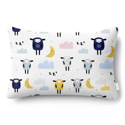 Наволочка фланель 50х70 SHEEP BLUE