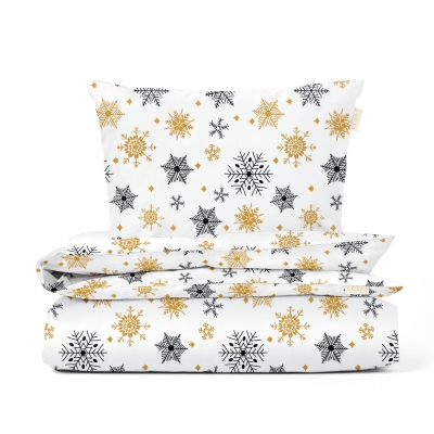 Підліткова постіль без простирадла фланель SNOWFLAKES CS4
