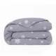 Підковдра полуторна фланель 145х210 SNOWFLAKES FROST