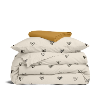 Дитяча постільна білизна в ліжечко MONO LOVE CS1