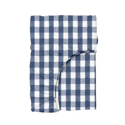 Простирадло на резинці 200x200 NAVY CHECK