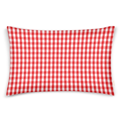 Наволочка на подушку 70х70 RED CHECK