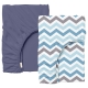 Набір простирадло на резинці 140х200 DARK BLUE / BLUE ZIGZAG