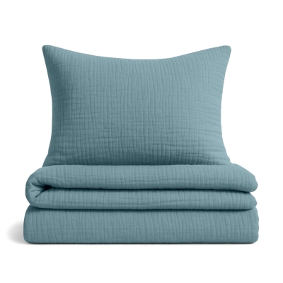 Підліткова постіль без простирадла муслін AZURE