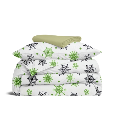 Дитяча постільна білизна в ліжечко SNOWFLAKES CS7