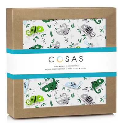 Дитячий непромокаючий наматрацник 60х120 CHAMELEON