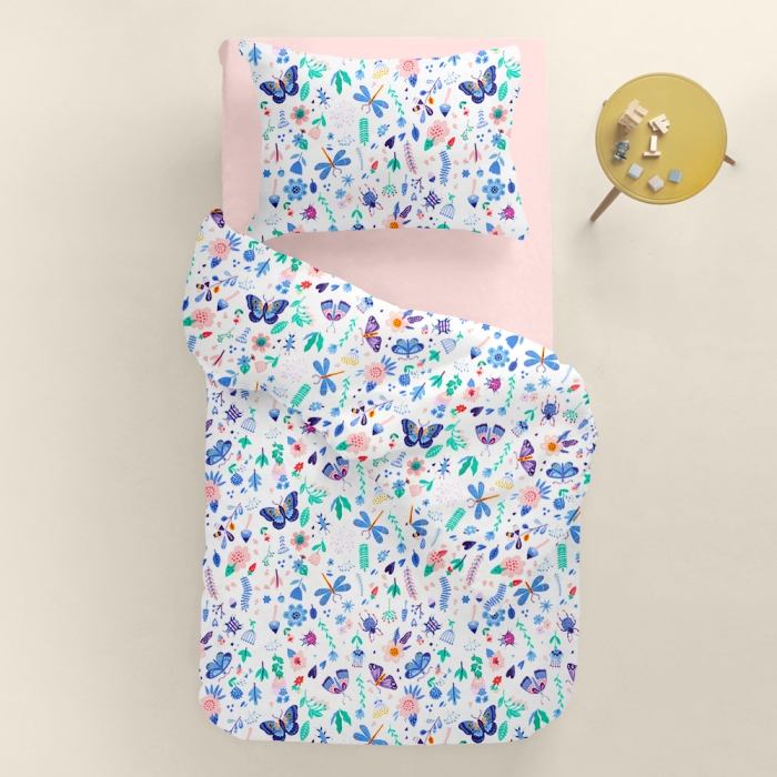 Дитяча постільна білизна в ліжечко FLOWERS CS3
