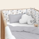 Бортики в дитяче ліжечко 30x60 BEIGE STARS
