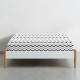 Дитяче простирадло 110х160 GREY ZIGZAG CS2