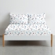 Дитяче простирадло 110х160 BLUE WILDFLOWERS CS1