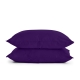 Набір наволочок на подушку 50х70 DARK PLUM & DARK BLUE SET