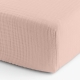 Простирадло на резинці муслін 200x200 PUDRA