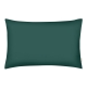 Двоспальна постільна білизна з простирадлом на резинці DARK GREEN