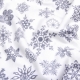 Підковдра полуторна фланель 160х220 SNOWFLAKES CS1