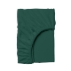 Двоспальна постільна білизна з простирадлом на резинці DARK GREEN