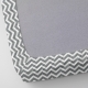 Набір простирадло на резинці 90х200 BEIGE / GREY ZIGZAG