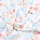 Двоспальна постільна білизна з простирадлом на резинці AQUARELLE FLOWERS CS9