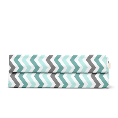 Євро простирадло 220х240 ZIGZAG MINT GREY
